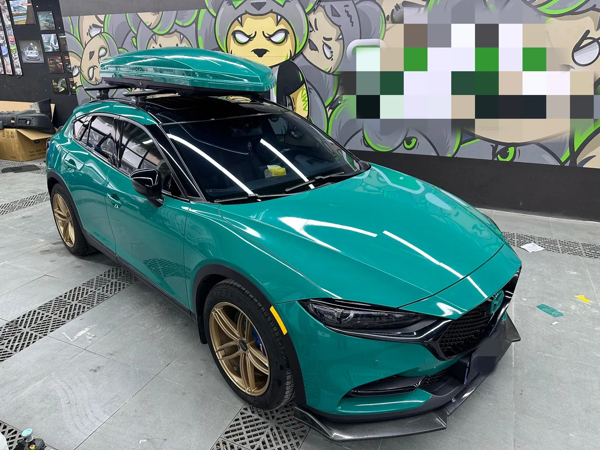 Gloss Storm Green Car Wrap