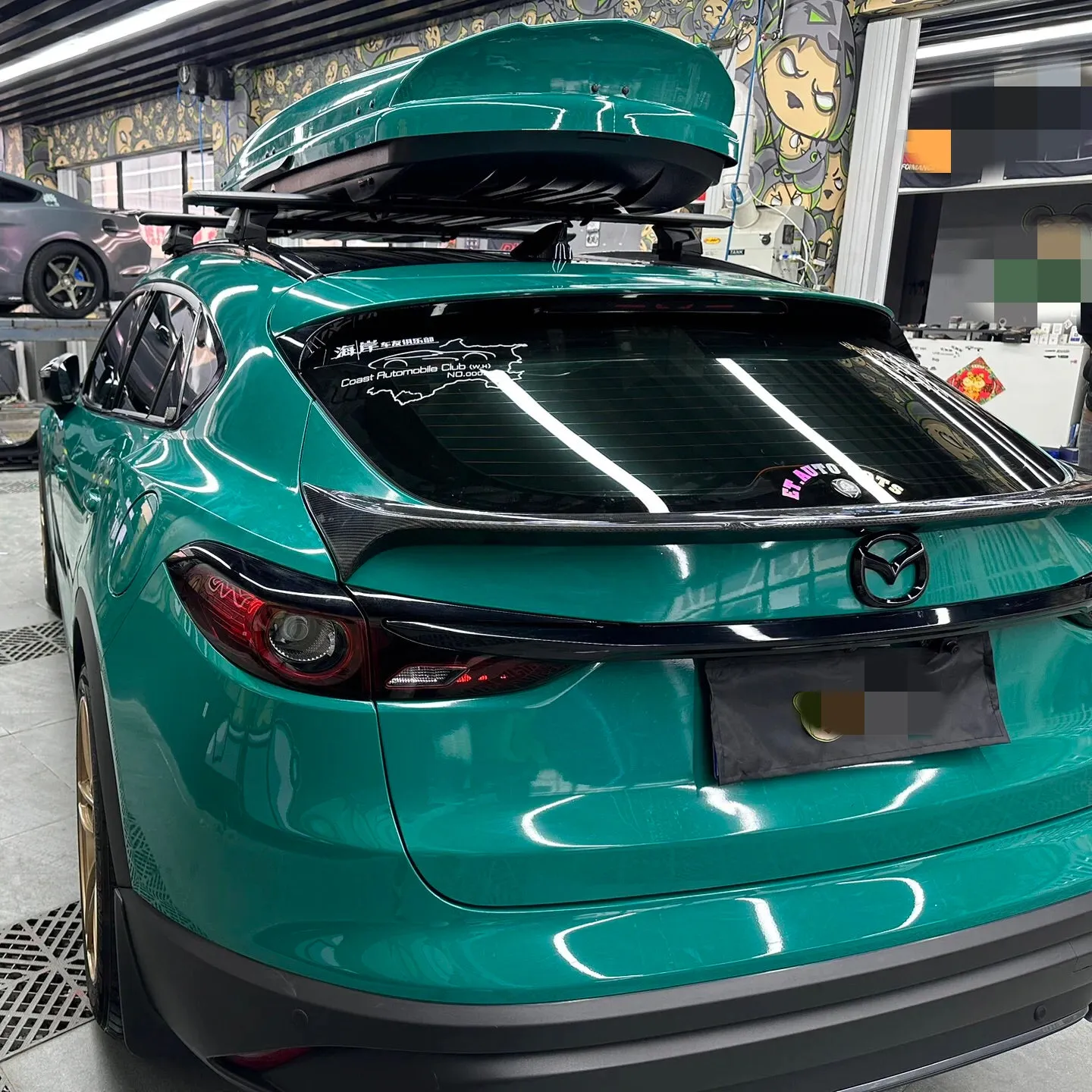 Gloss Storm Green Car Wrap