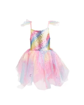 Great Pretenders Rainbow Fairy Dress with Wings - Size 5-6Y