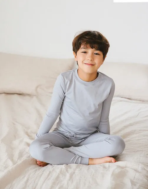 Grey Boys Aero Heat Thermal Pajama Set