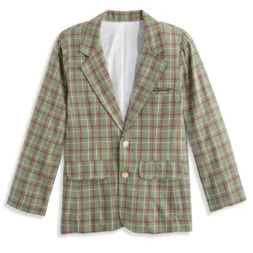 Hilliard Blazer -- Hunter Plaid