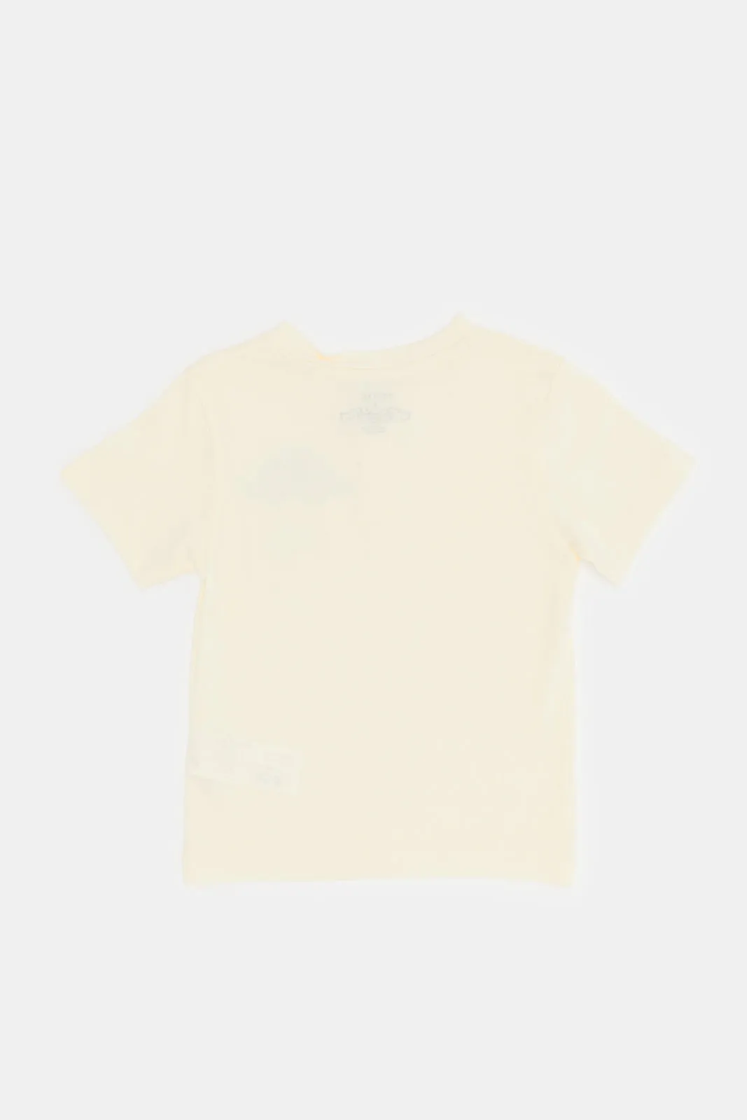 Infant Boys Cream Pocket Henley T-Shirt