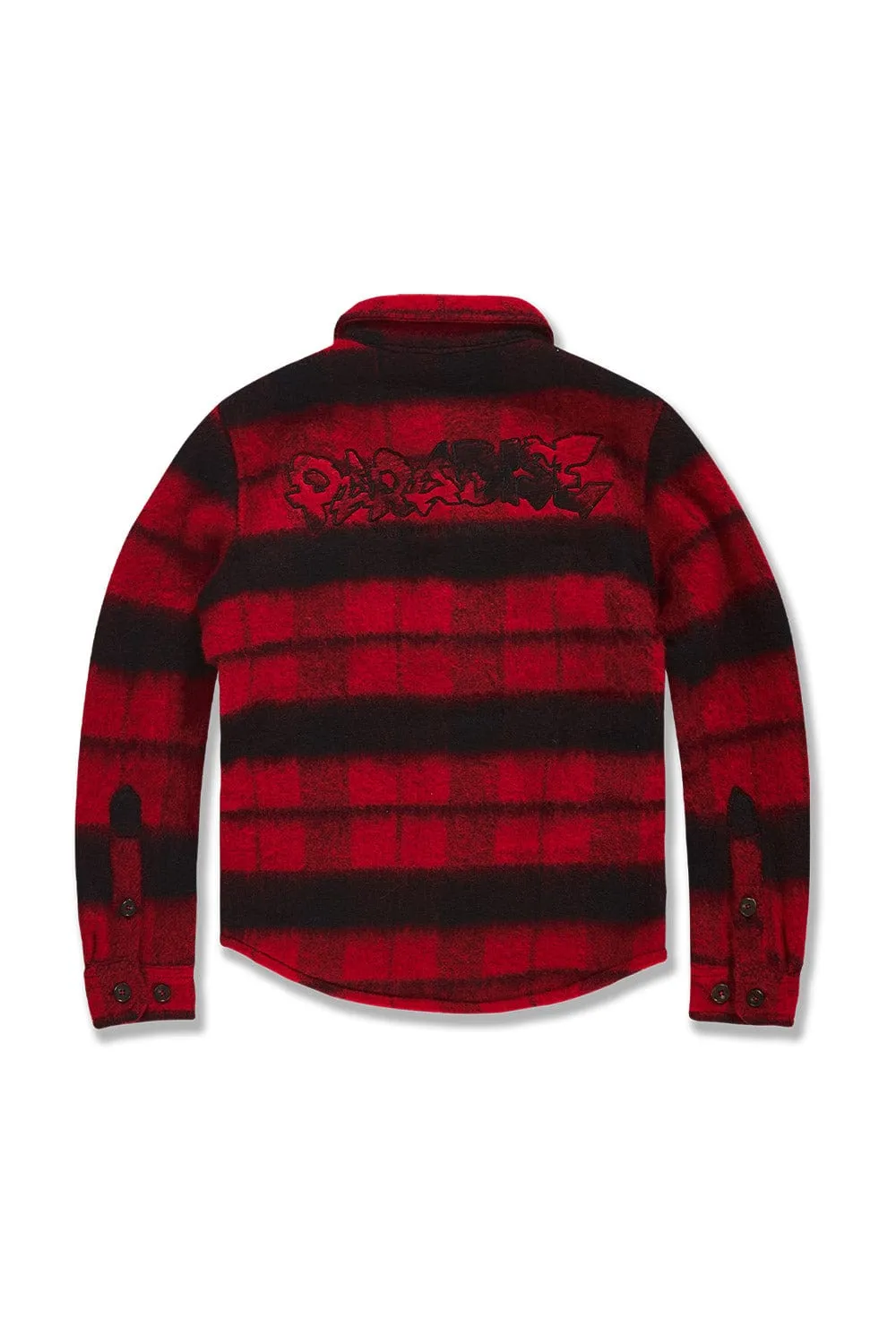 Kids Vandal Flannel Shacket (Buffalo Plaid)