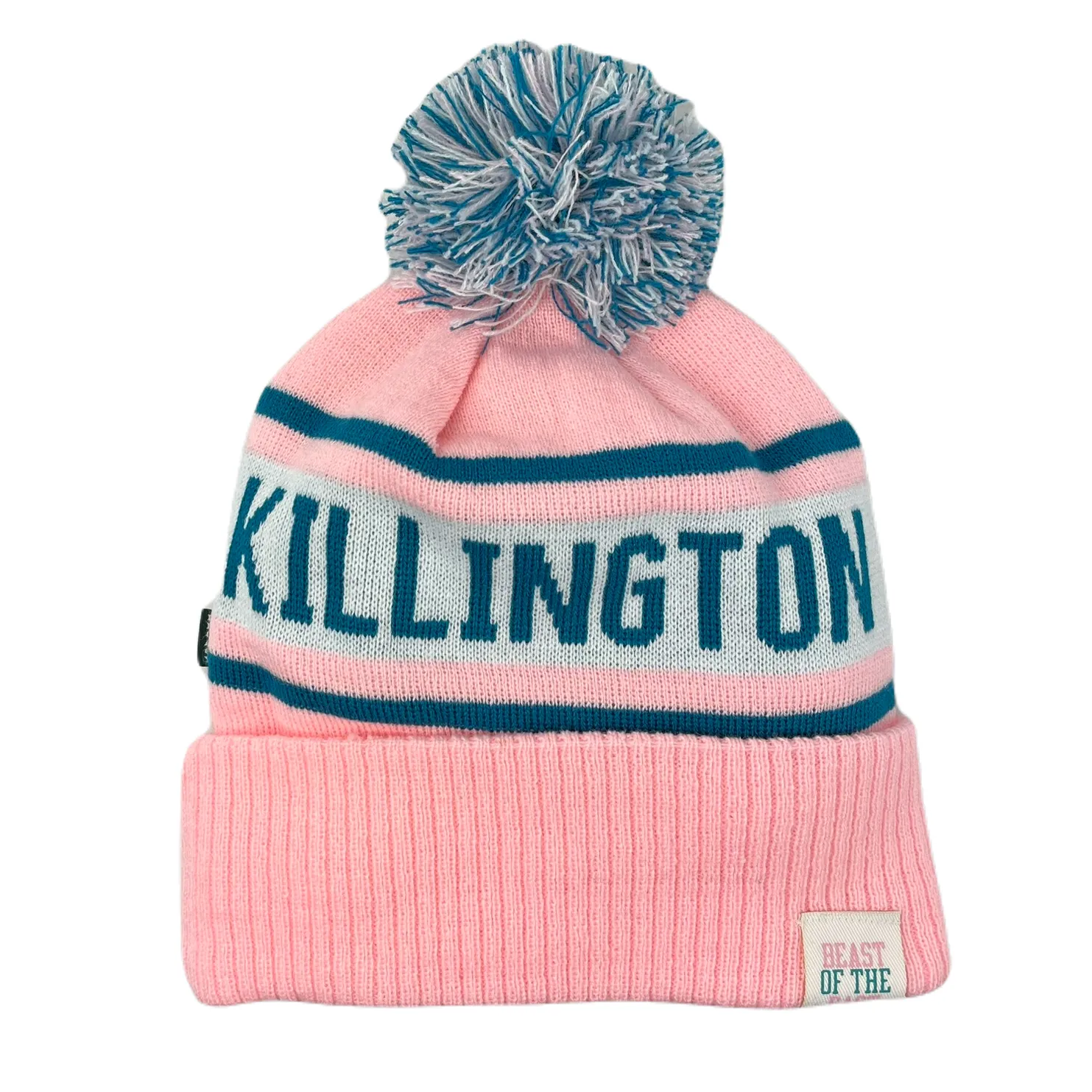 Killington Old School Ribbed Cuff Beanie with Pom