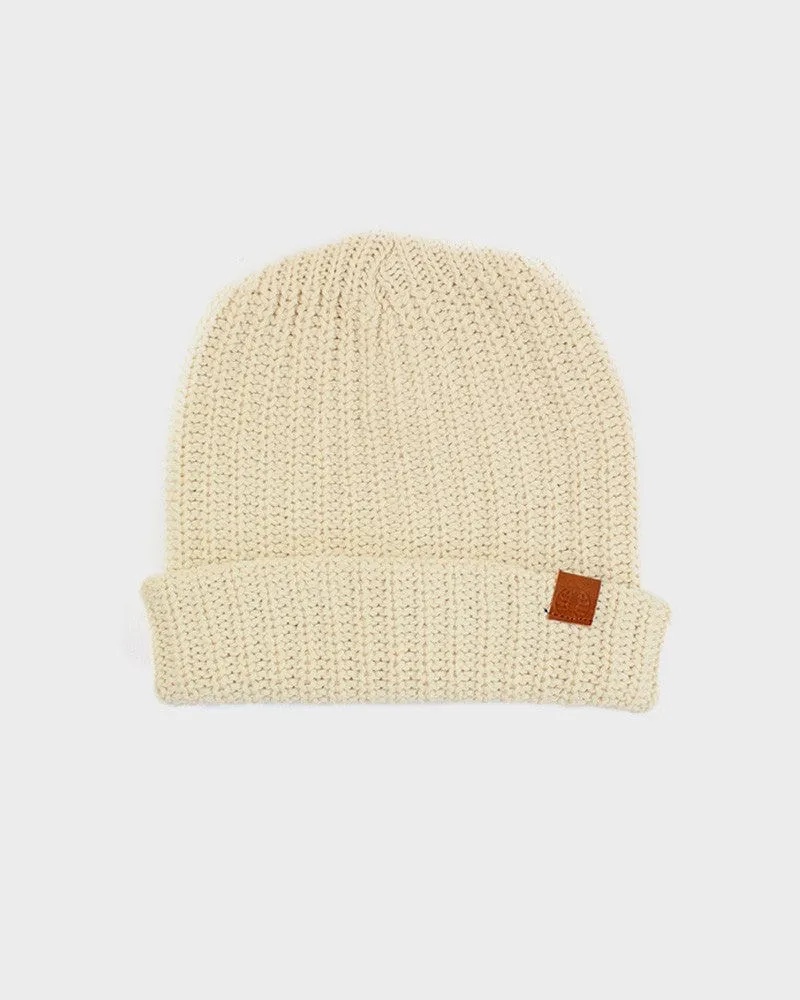 Kiriko Original Knit Cap, Cream, 9 ˝