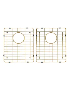 Lavello Protection Grid for MKSP-D760440 (2pcs) - Brushed Bronze Gold