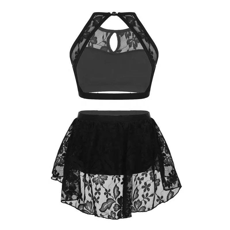 Leila Lace Crop & Skirt