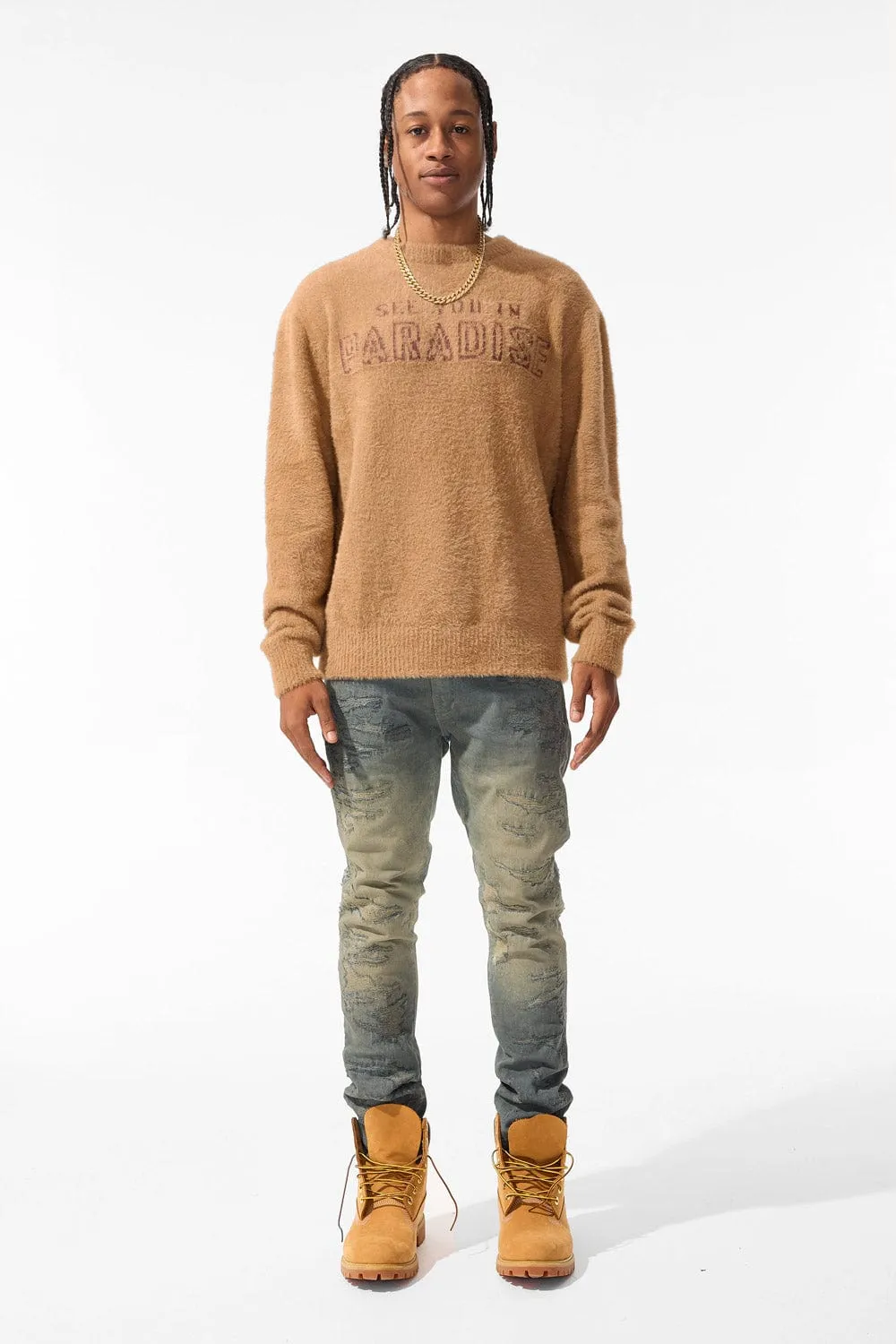 Lexington Crewneck Sweater (Camel)