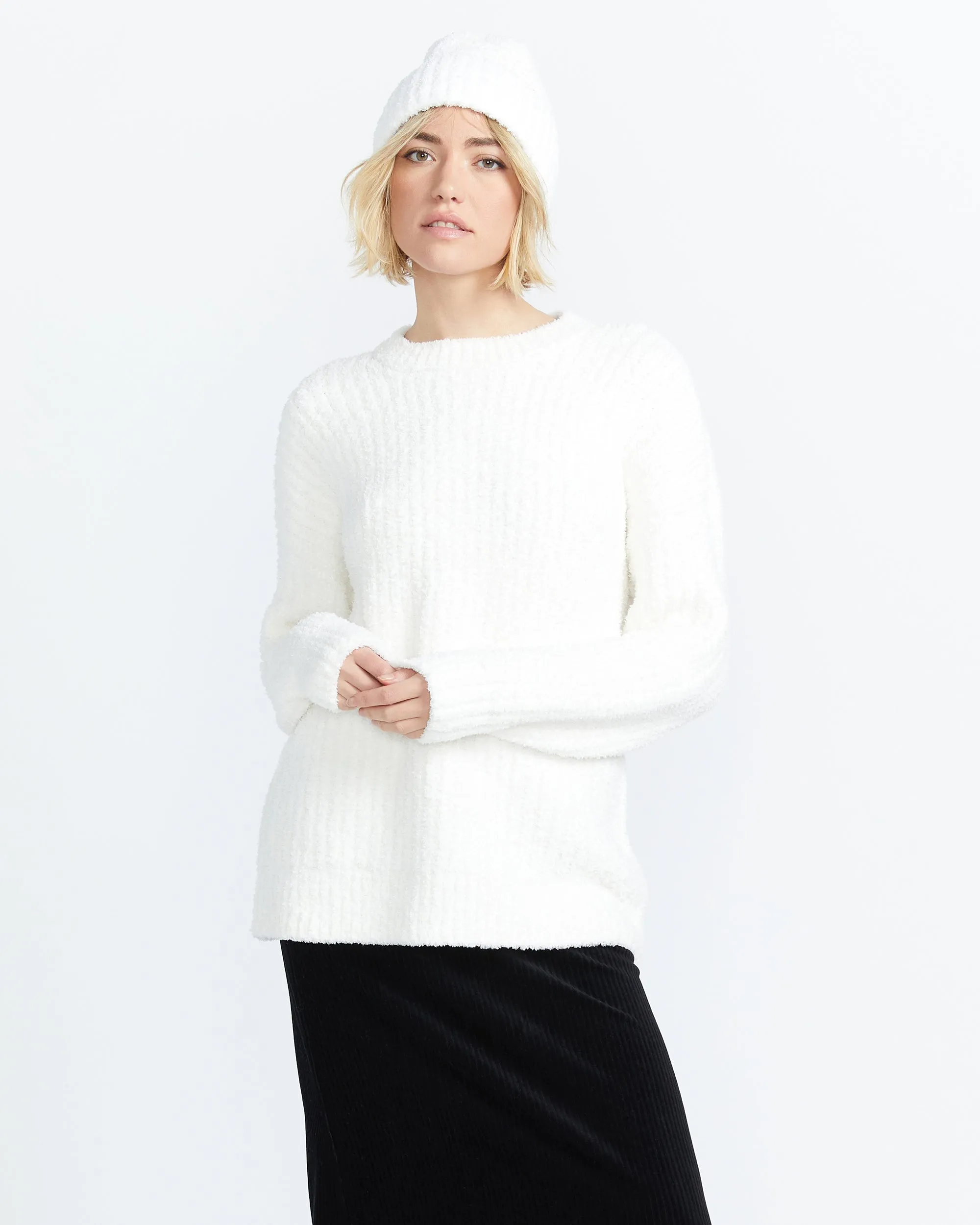 Lil Softie Sweater - Star White