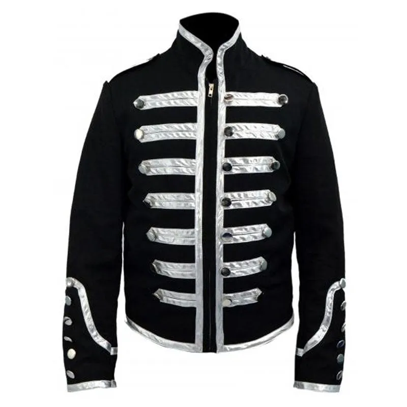 Men Best Style Black Parade Chemical Cotton Jacket