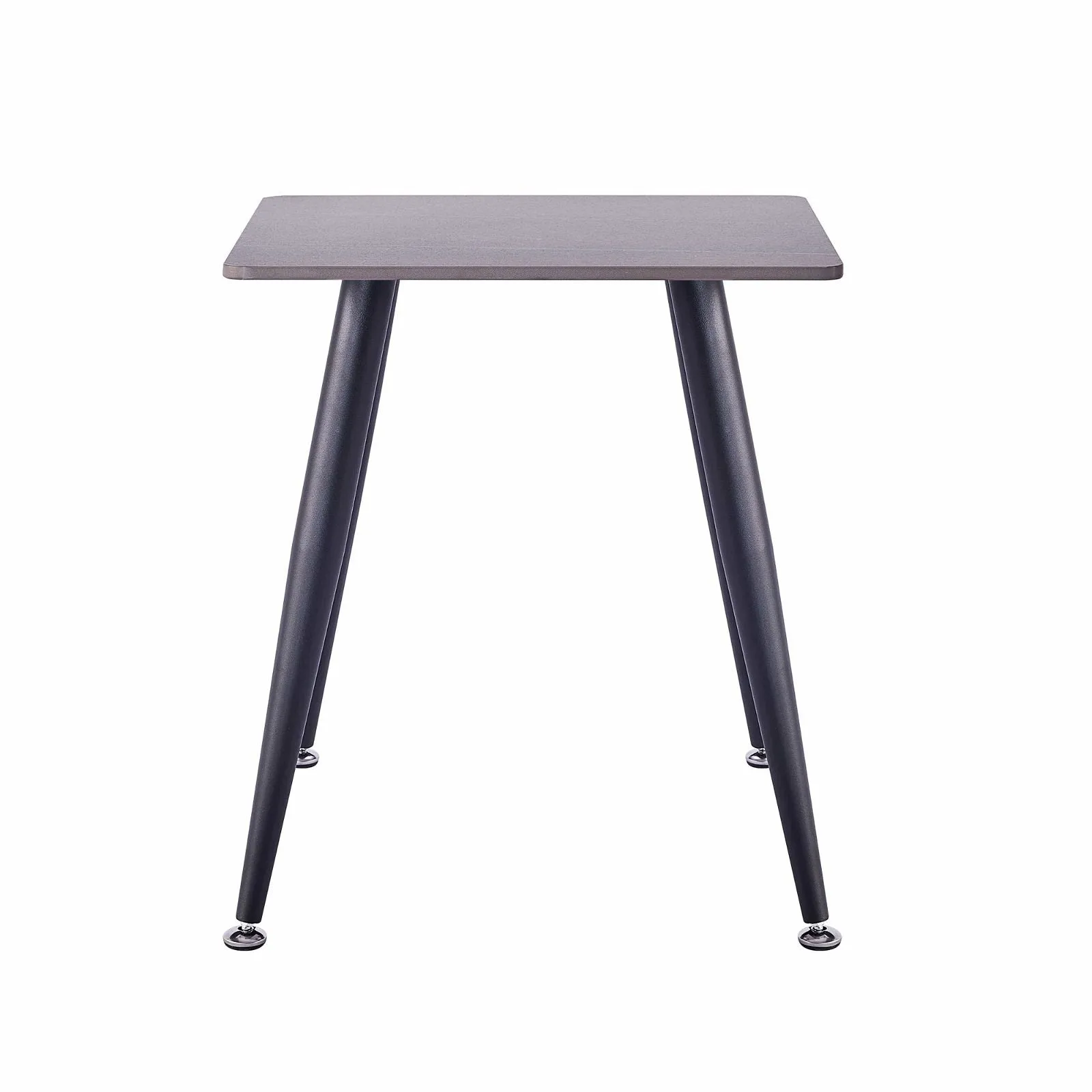 Mendy Grey Sintered Stone End Table with Metal Legs by Criterion™