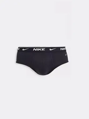 Men's Brand Logo Printed Brief,Black