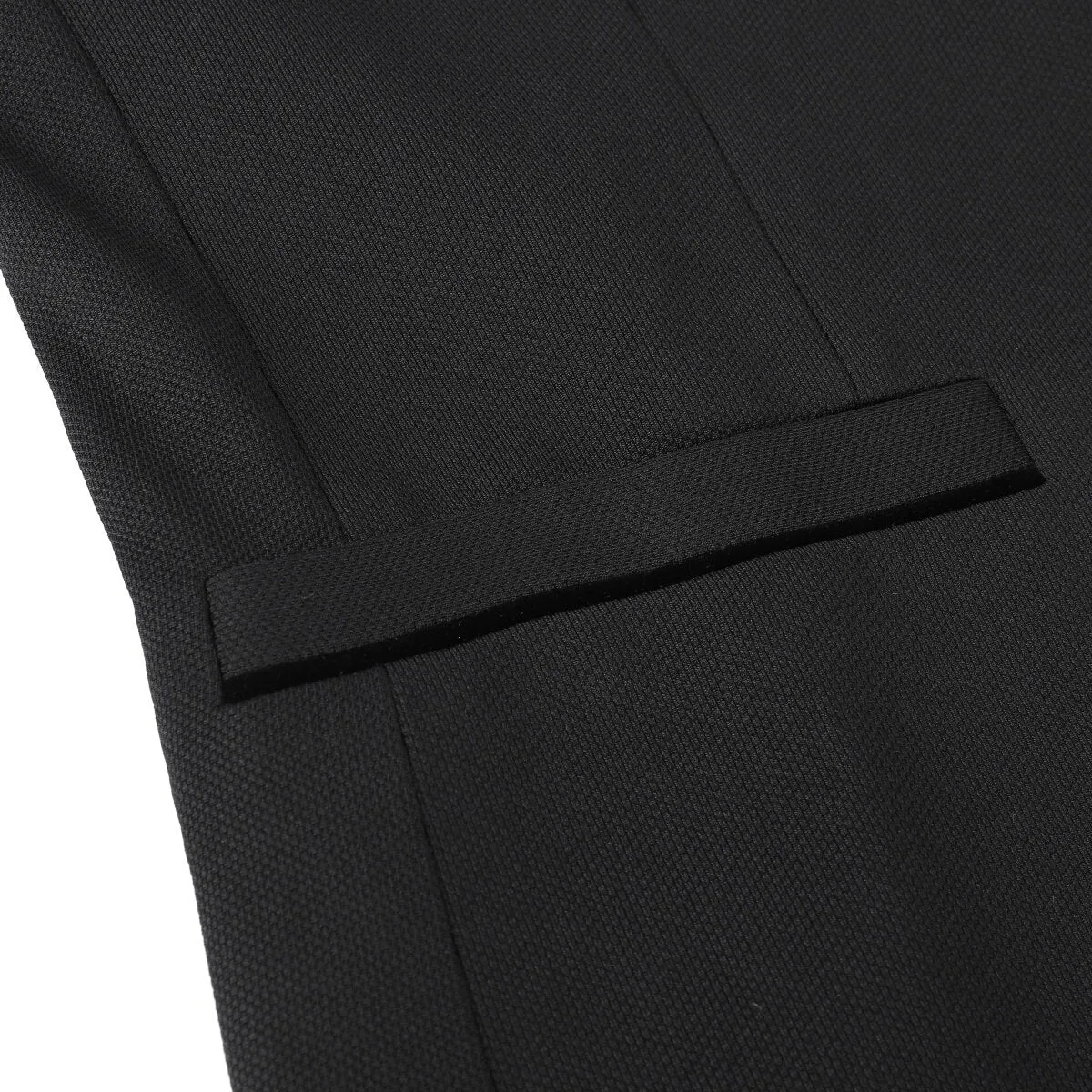 Men's Suit Jacket Slim Fit Coat Business Daily Blazer Black