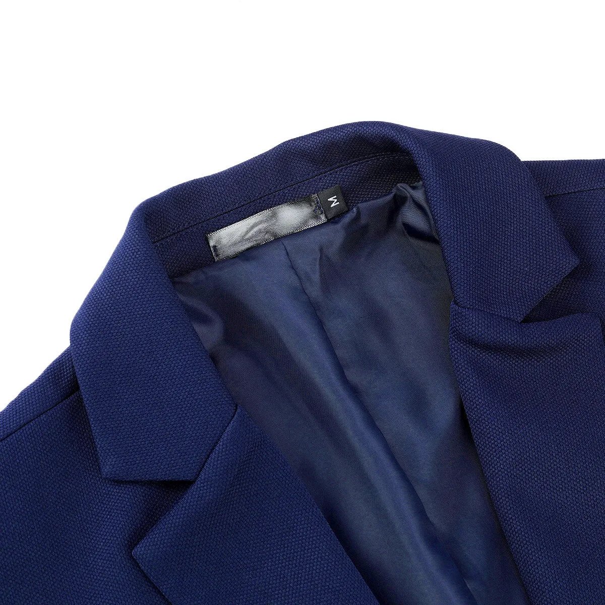 Men's Suit Jacket Slim Fit Coat Business Daily Blazer Dark Blue