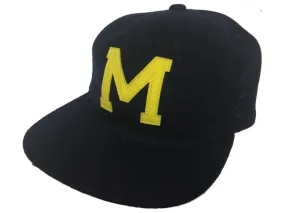 Michigan Wolverines TOW Navy Natural Vault Retro Adjustable Strapback Hat Cap