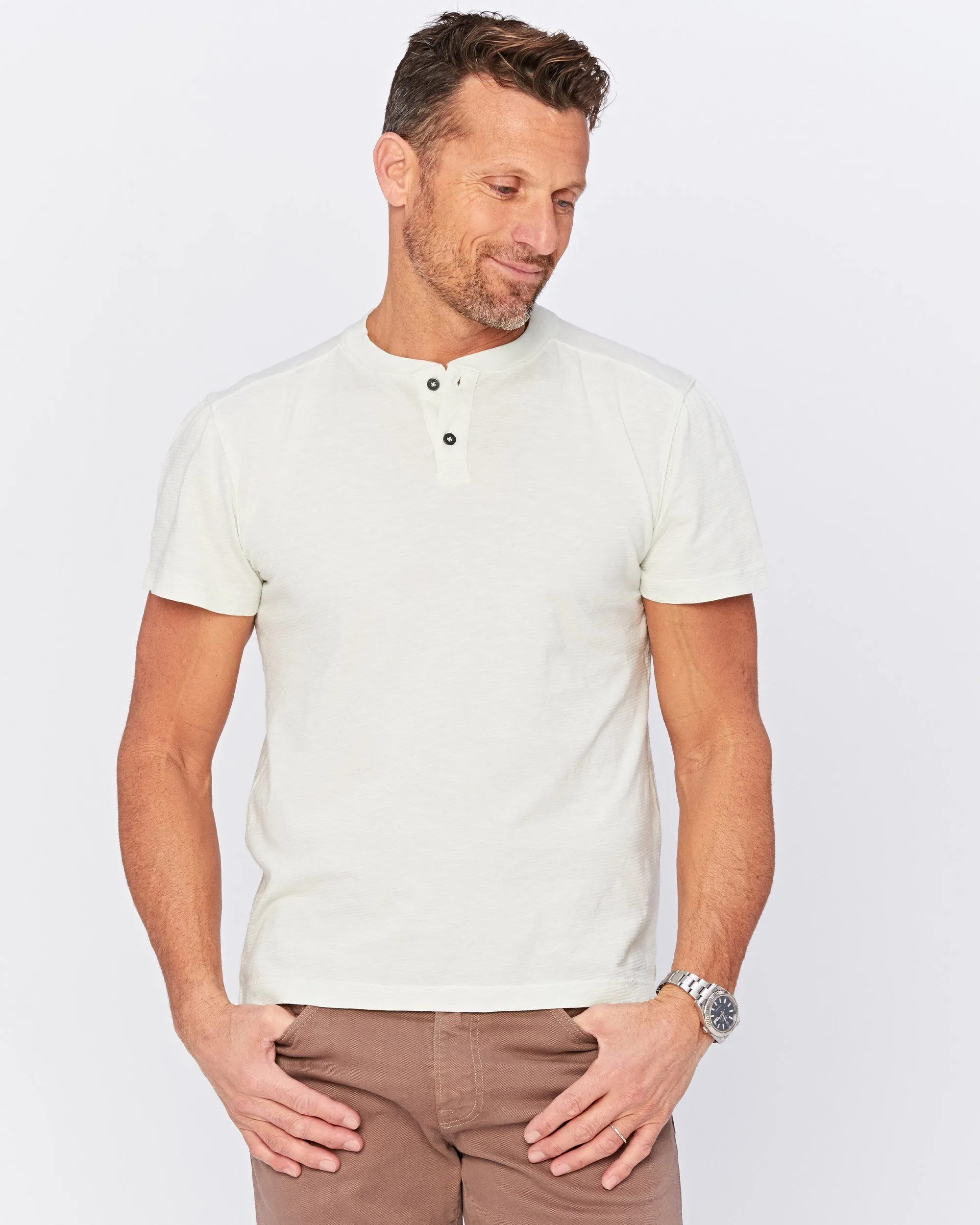 Miki Short Sleeve Henley