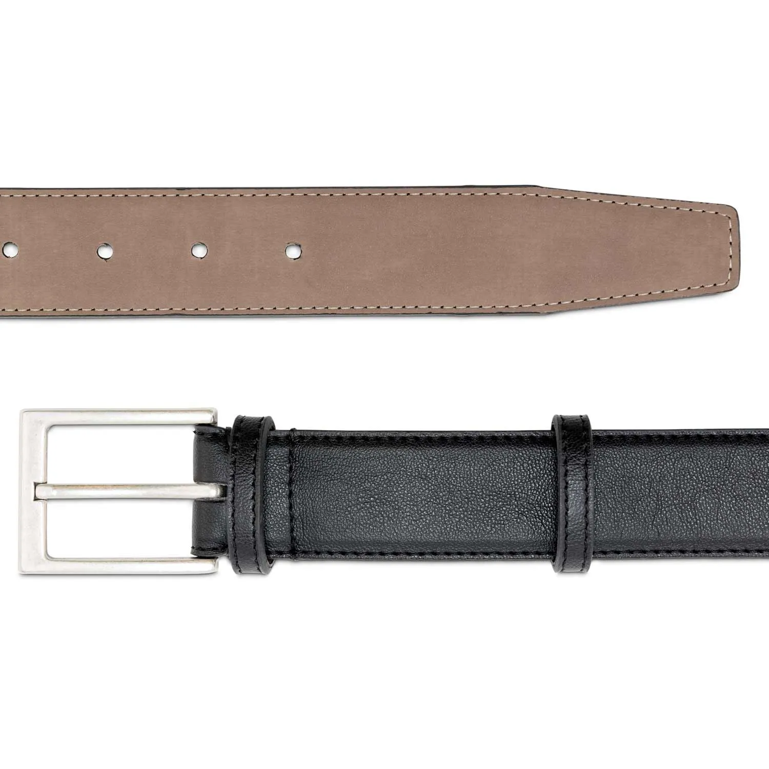 Miller Classic Vegan Leather Belt | Black