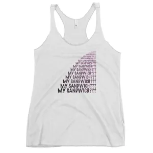 My Sandwich Women's Racerback Tank