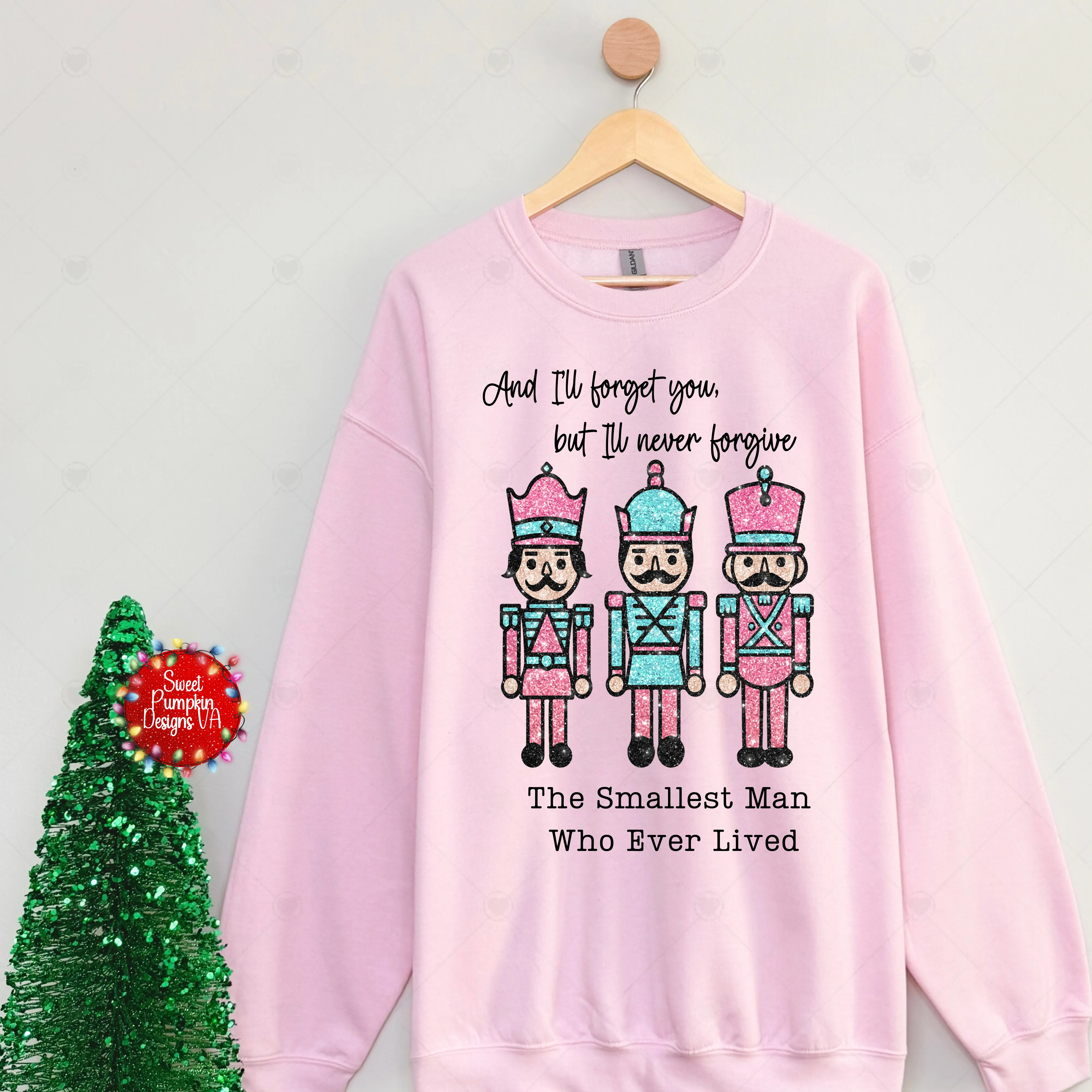 Nutcracker Smallest Man Christmas Crewneck Sweatshirt