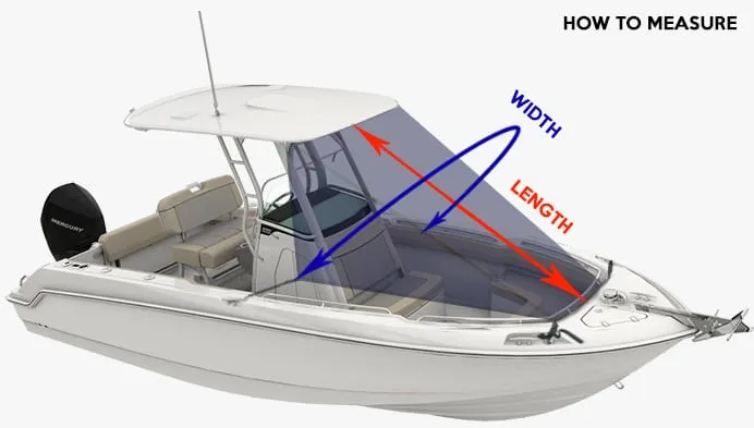 OCEANSOUTH T-TOP BOW SHADE EXTENSION KIT