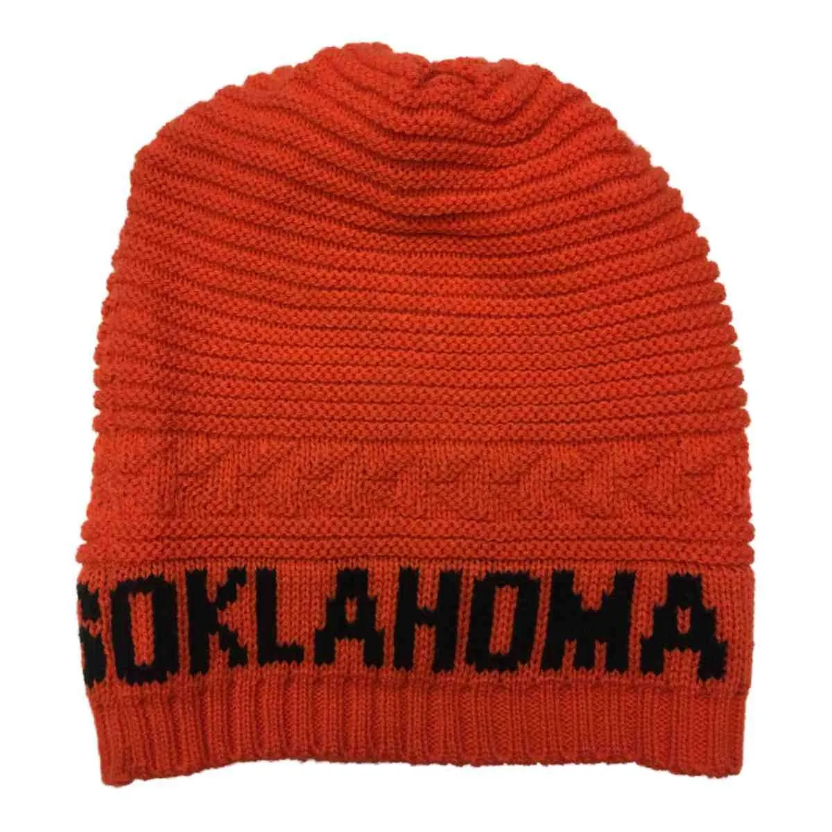 Oklahoma State Cowboys TOW Orange Acrylic Knit Slouch Style Beanie Hat Cap