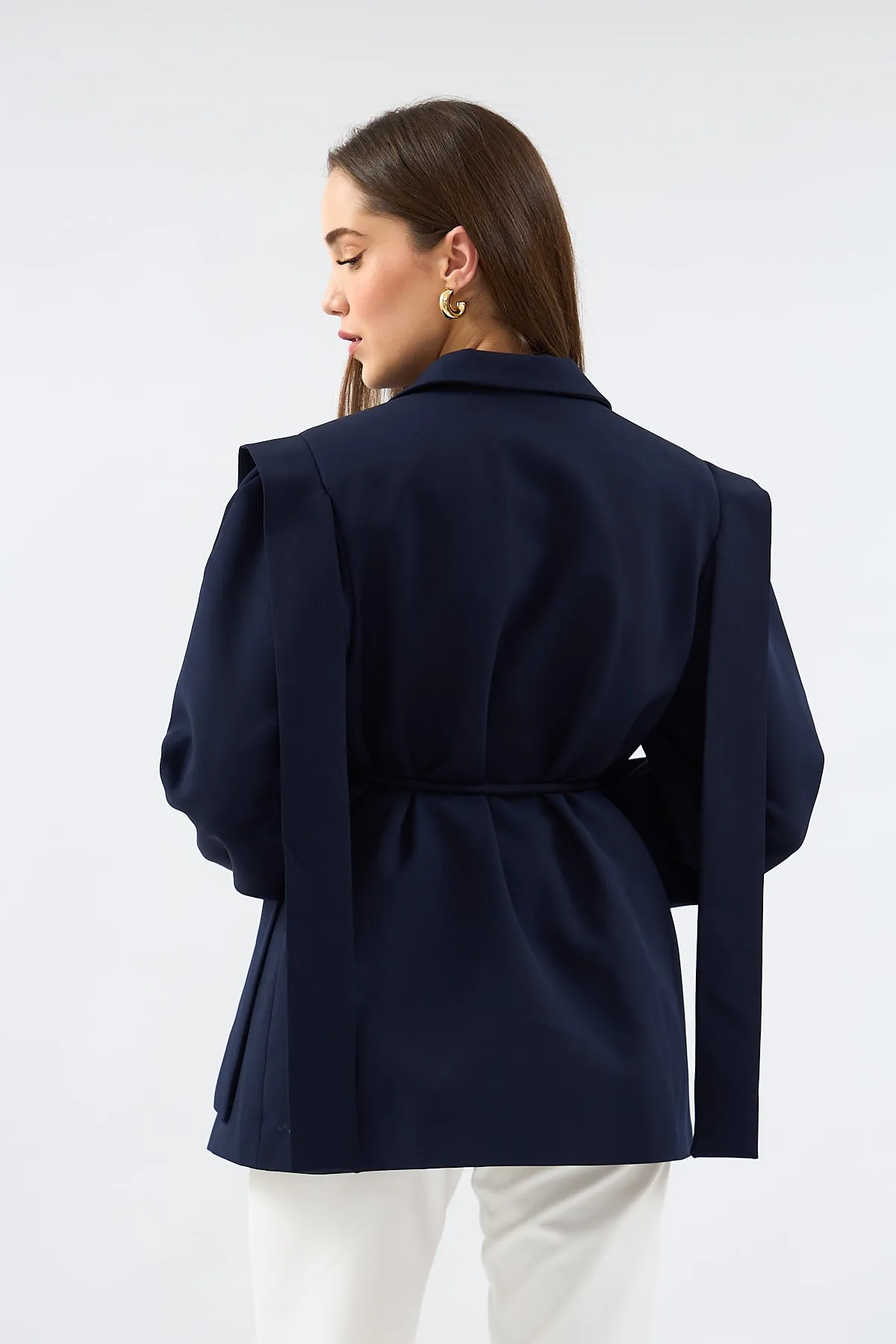 Oversize Cool Jacket Navy Blue