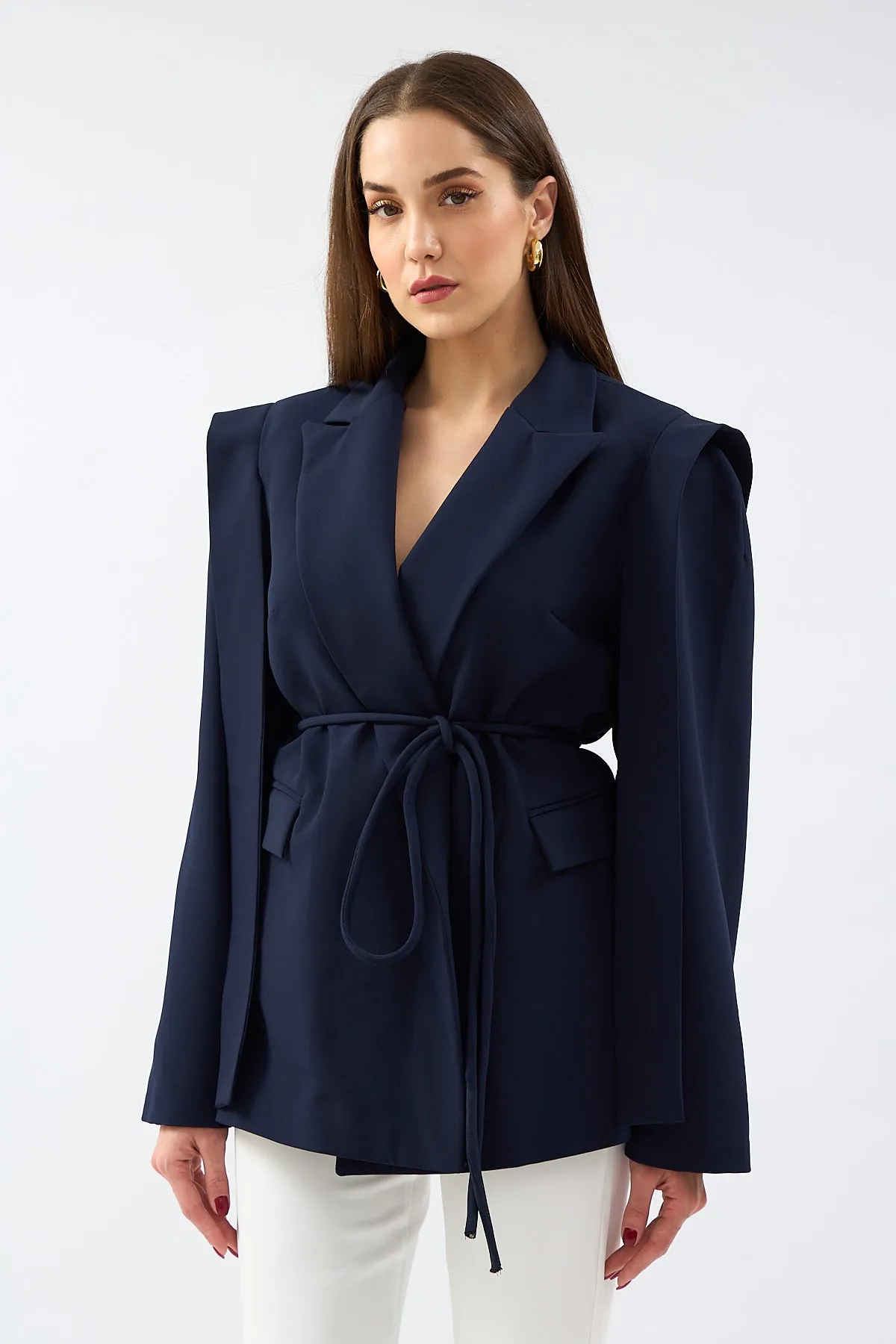 Oversize Cool Jacket Navy Blue