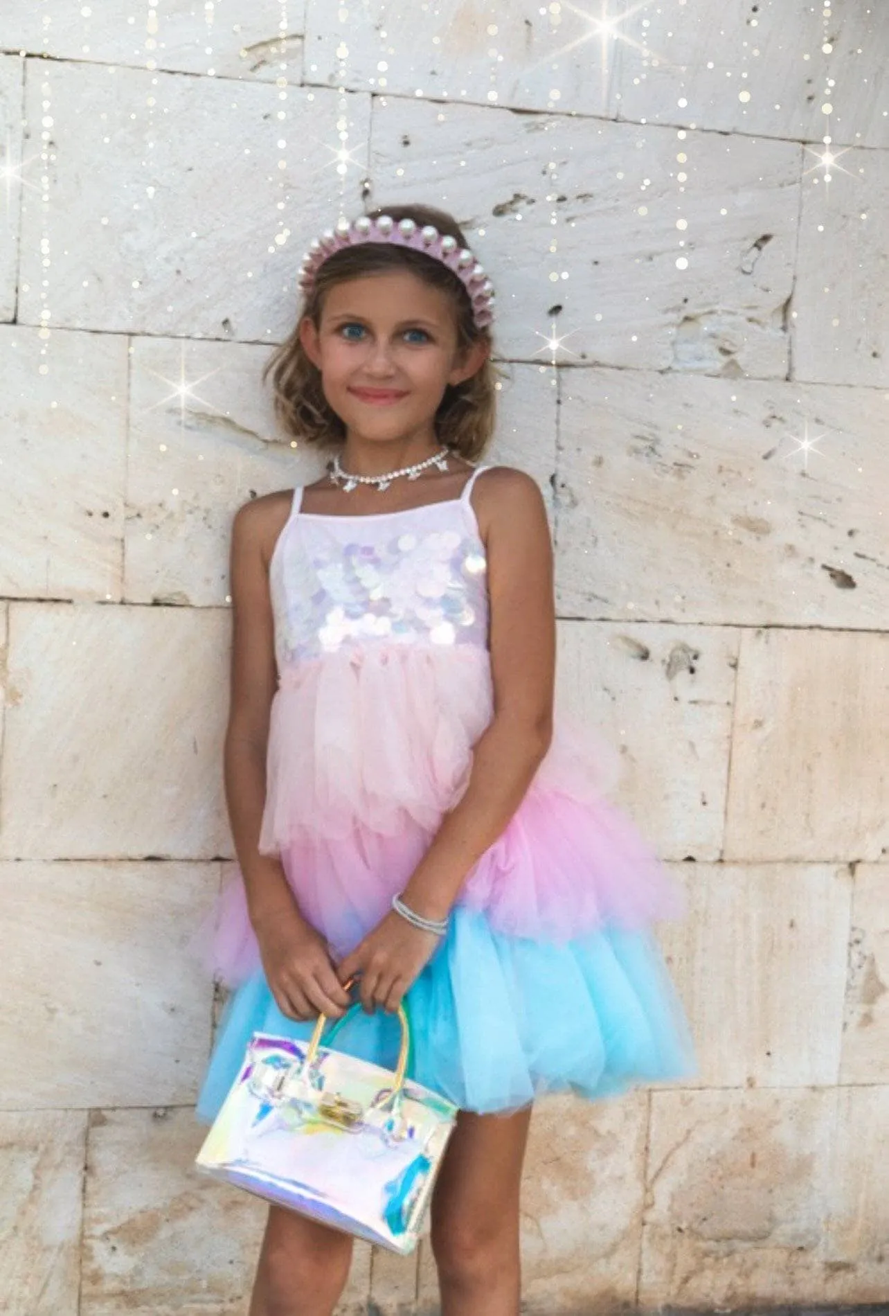 Paillette Ombre Tutu Dress