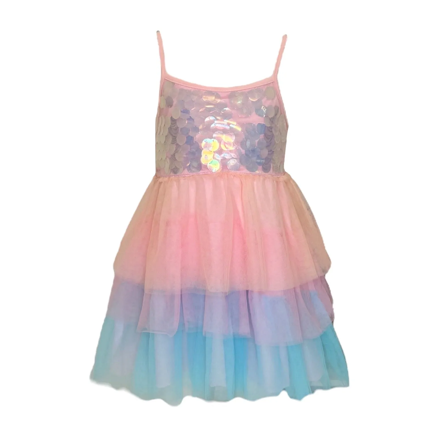 Paillette Ombre Tutu Dress