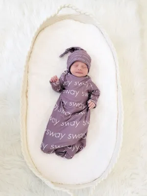 PERSONALIZED SLEEPER GOWN & HAT SET