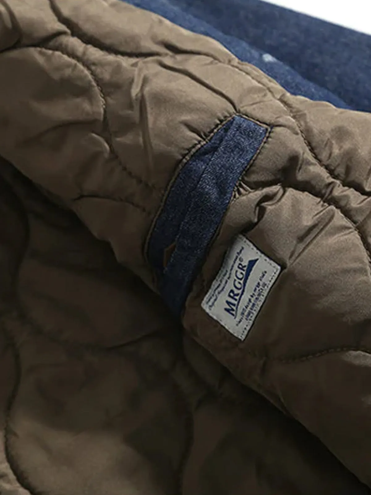 Quilted Lining Insulated Denim Jacket