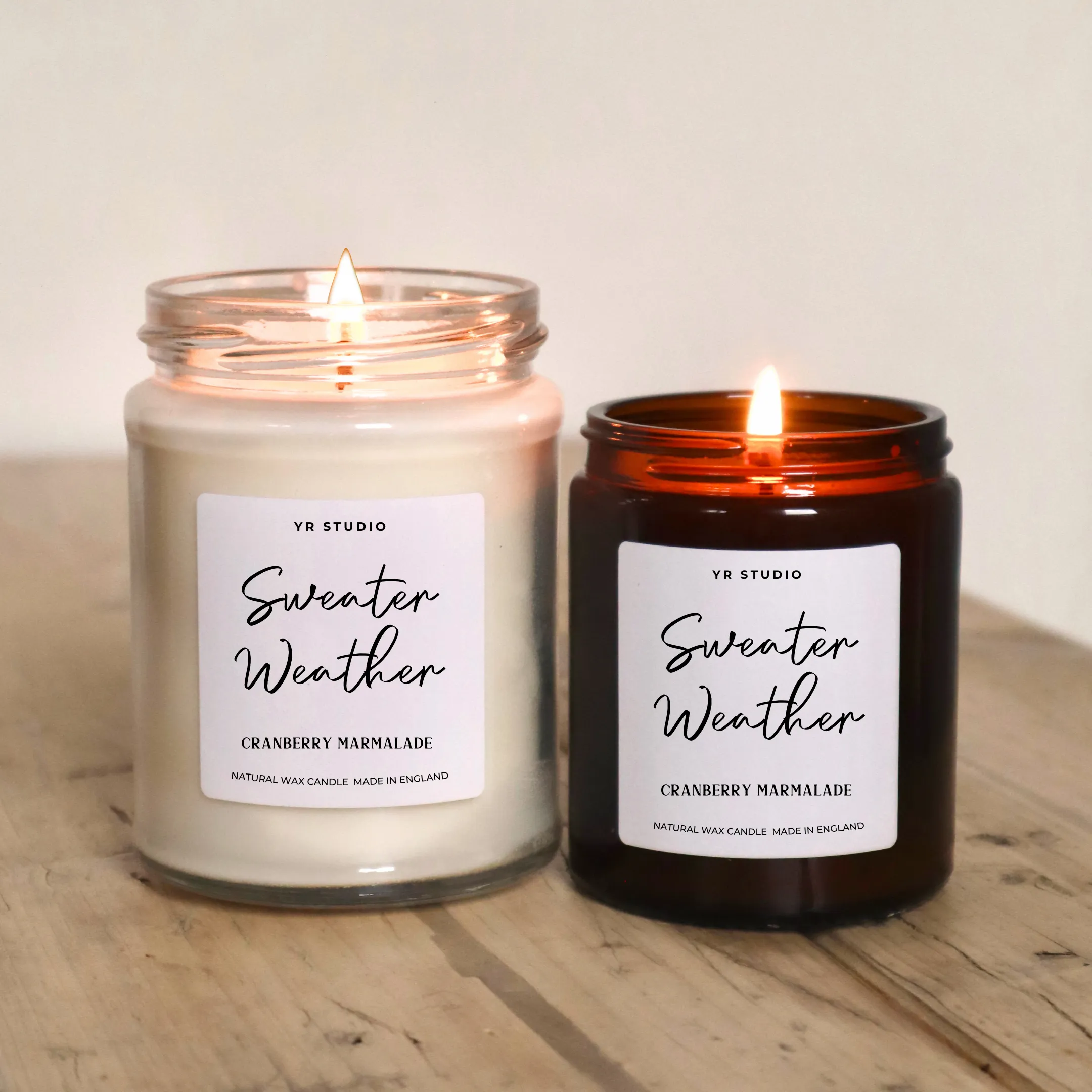 "Sweater Weather" Cranberry Marmalade Candle