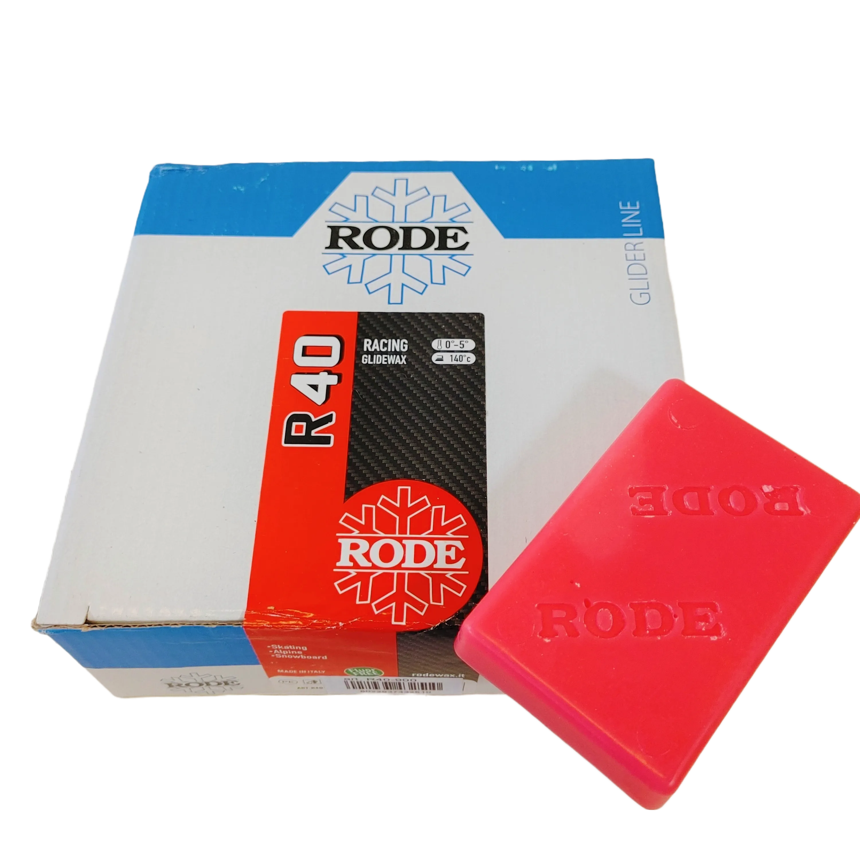 Rode R40 RACING GLIDER RED MELT WAX (0C/-5C)