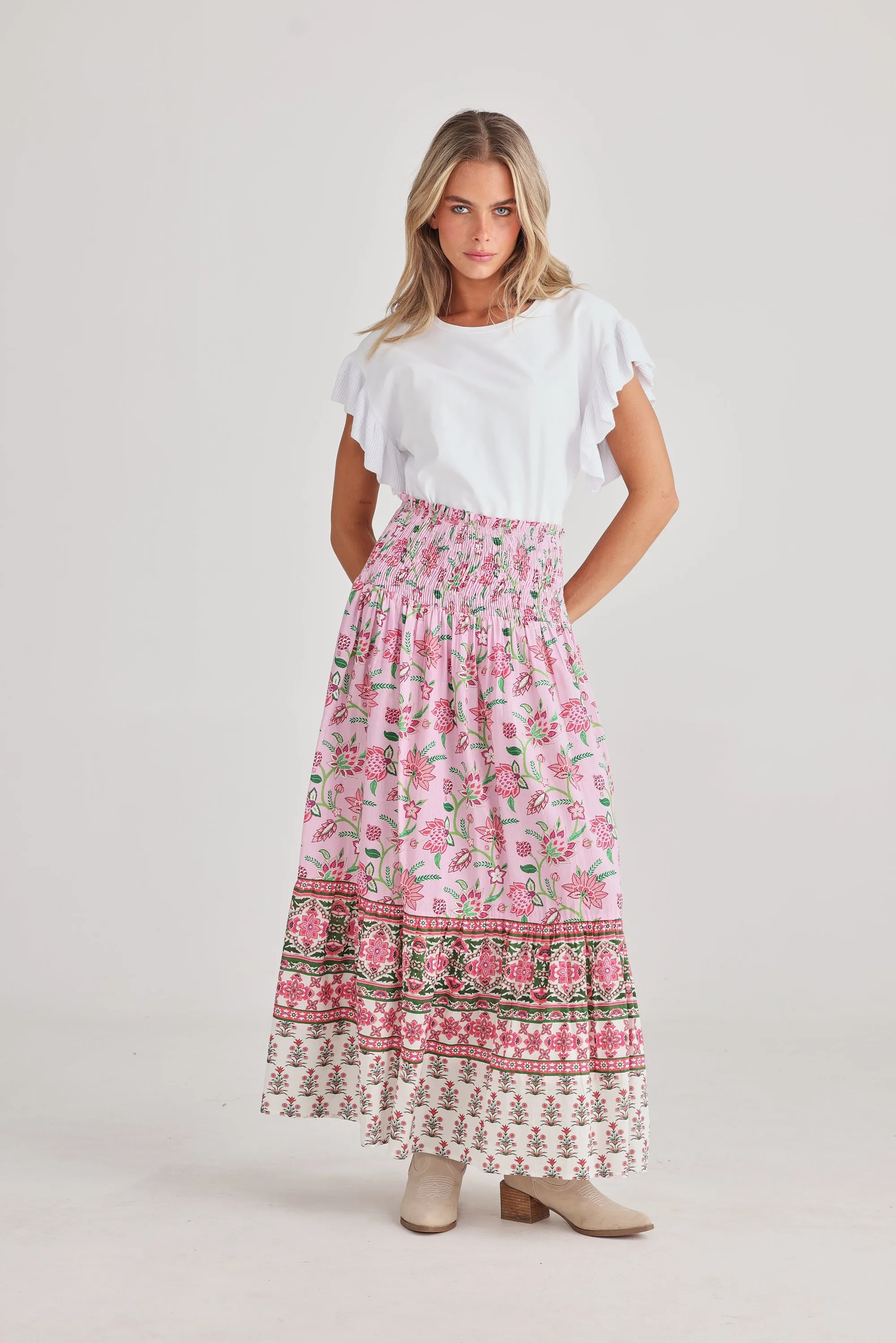 Sangria Skirt, Strawberry Fields