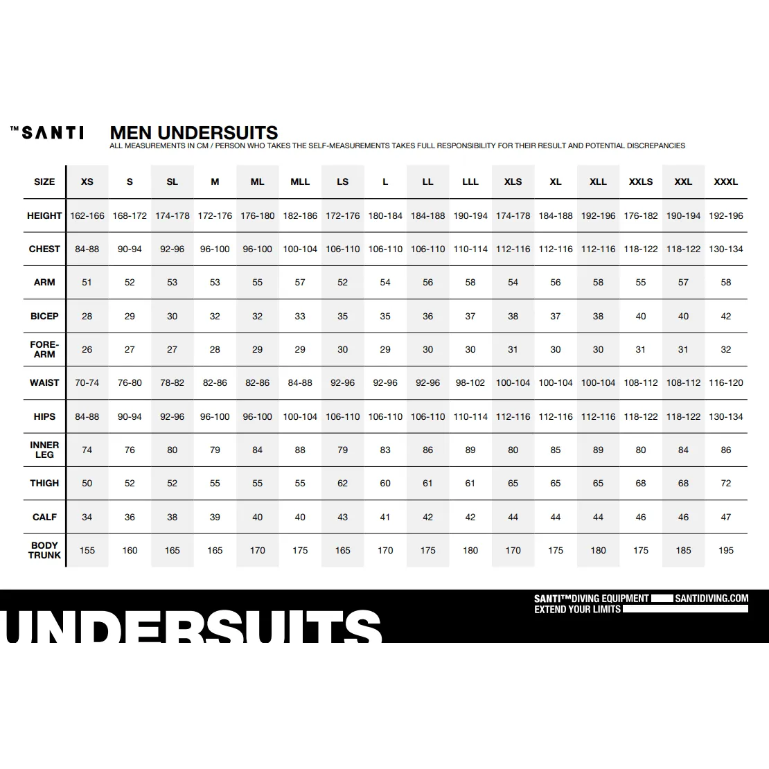 Santi BZ400x Undersuit CLEARANCE