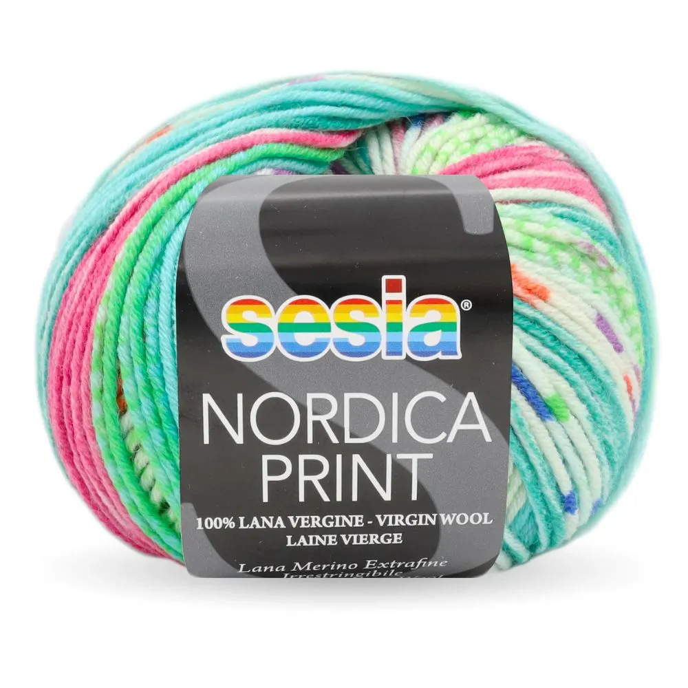 Sesia Nordica Prints - 8ply Italian Merino