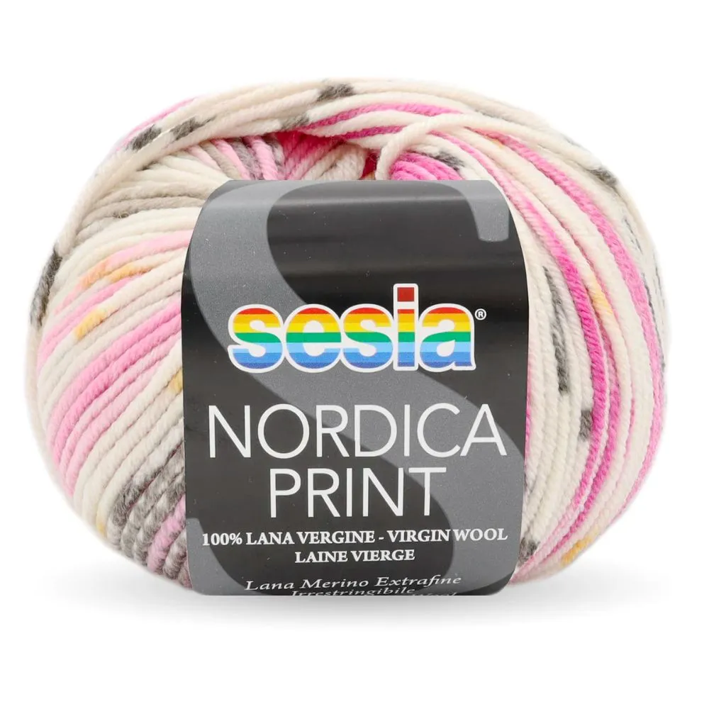 Sesia Nordica Prints - 8ply Italian Merino