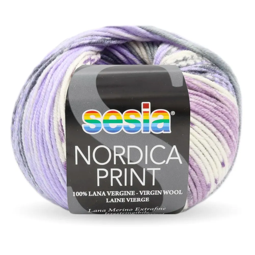 Sesia Nordica Prints - 8ply Italian Merino