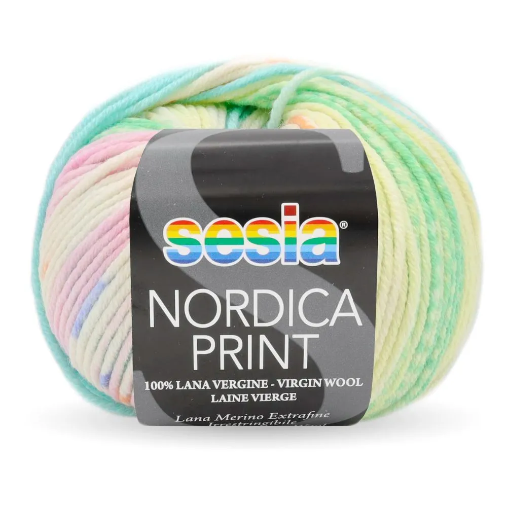 Sesia Nordica Prints - 8ply Italian Merino