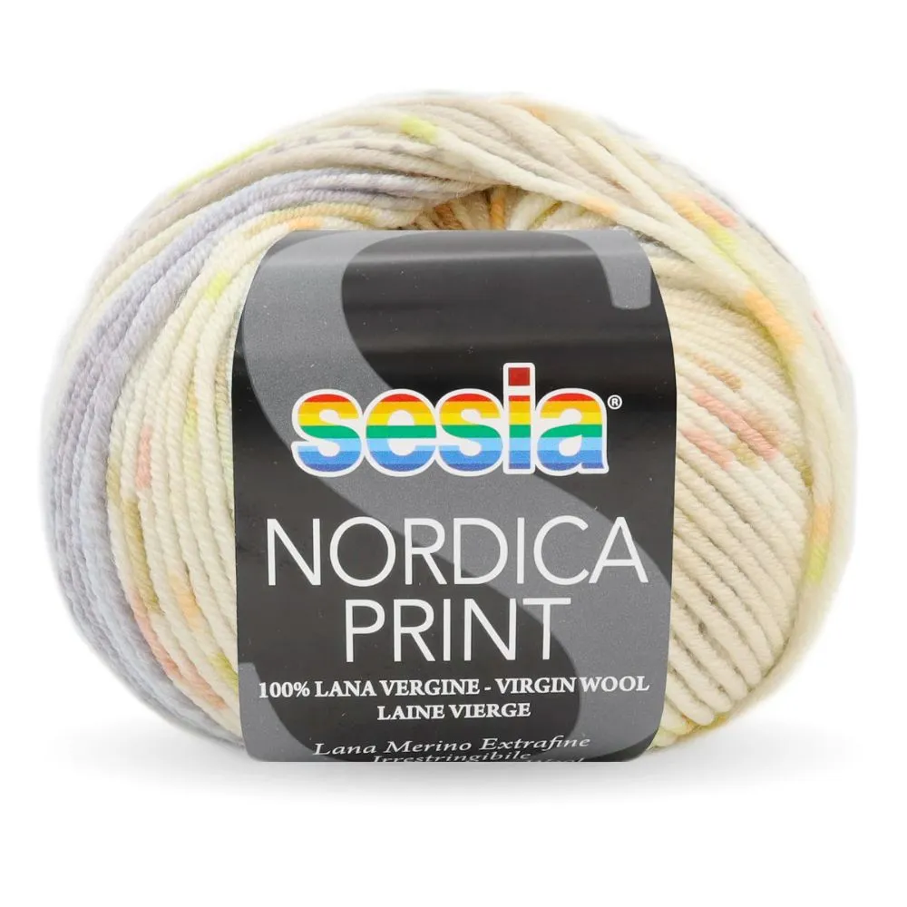 Sesia Nordica Prints - 8ply Italian Merino