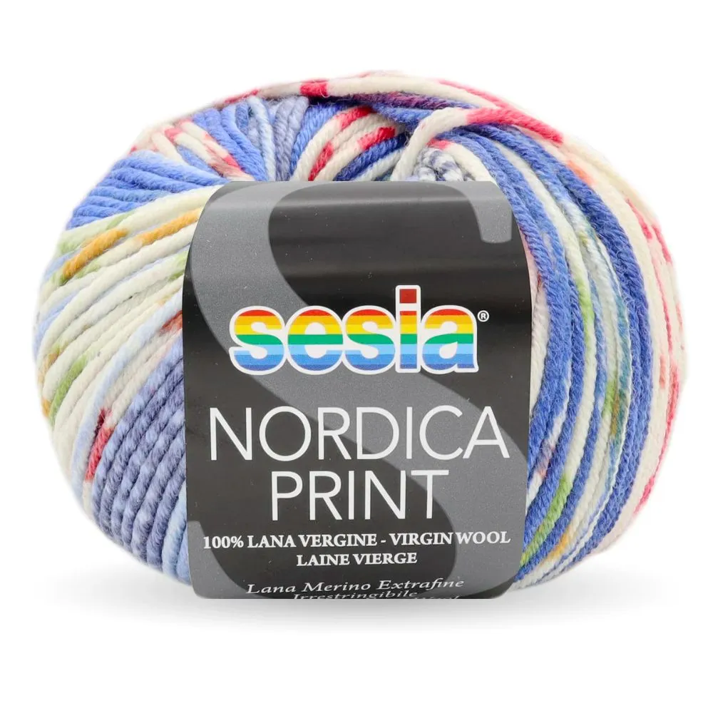 Sesia Nordica Prints - 8ply Italian Merino