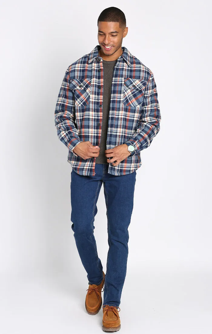 Sherpa Lined Brushed Flannel