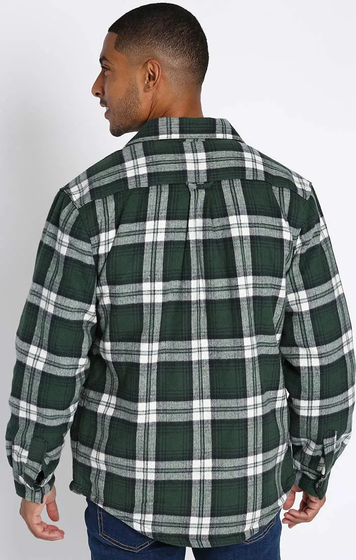 Sherpa Lined Brushed Flannel