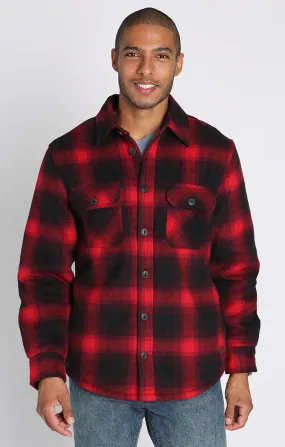 Sherpa Lined Brushed Flannel