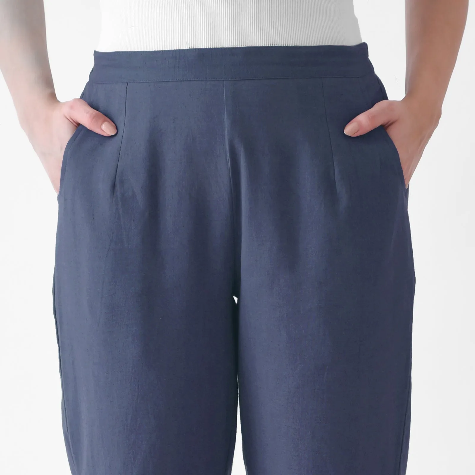 Slate Grey Cotton AMPM Pants