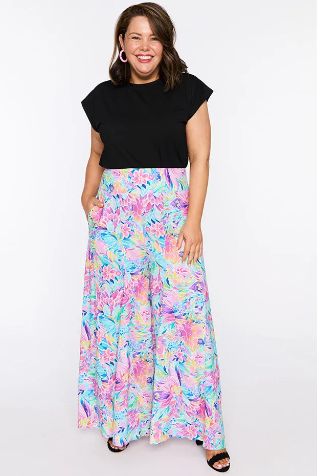 Sunshine Rainbow Bloom Pant