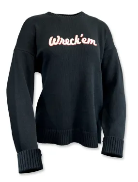 Texas Tech "Wreck'em" in Chenille "Darby" Sweater