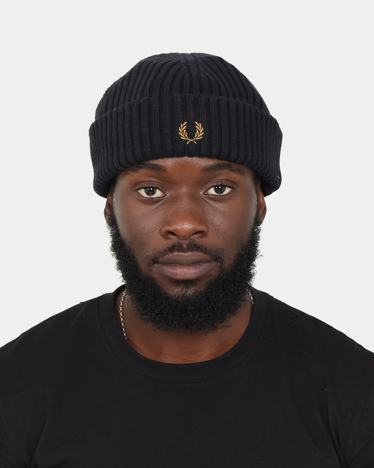 Tommy Jeans Short Ribbed Beanie Black