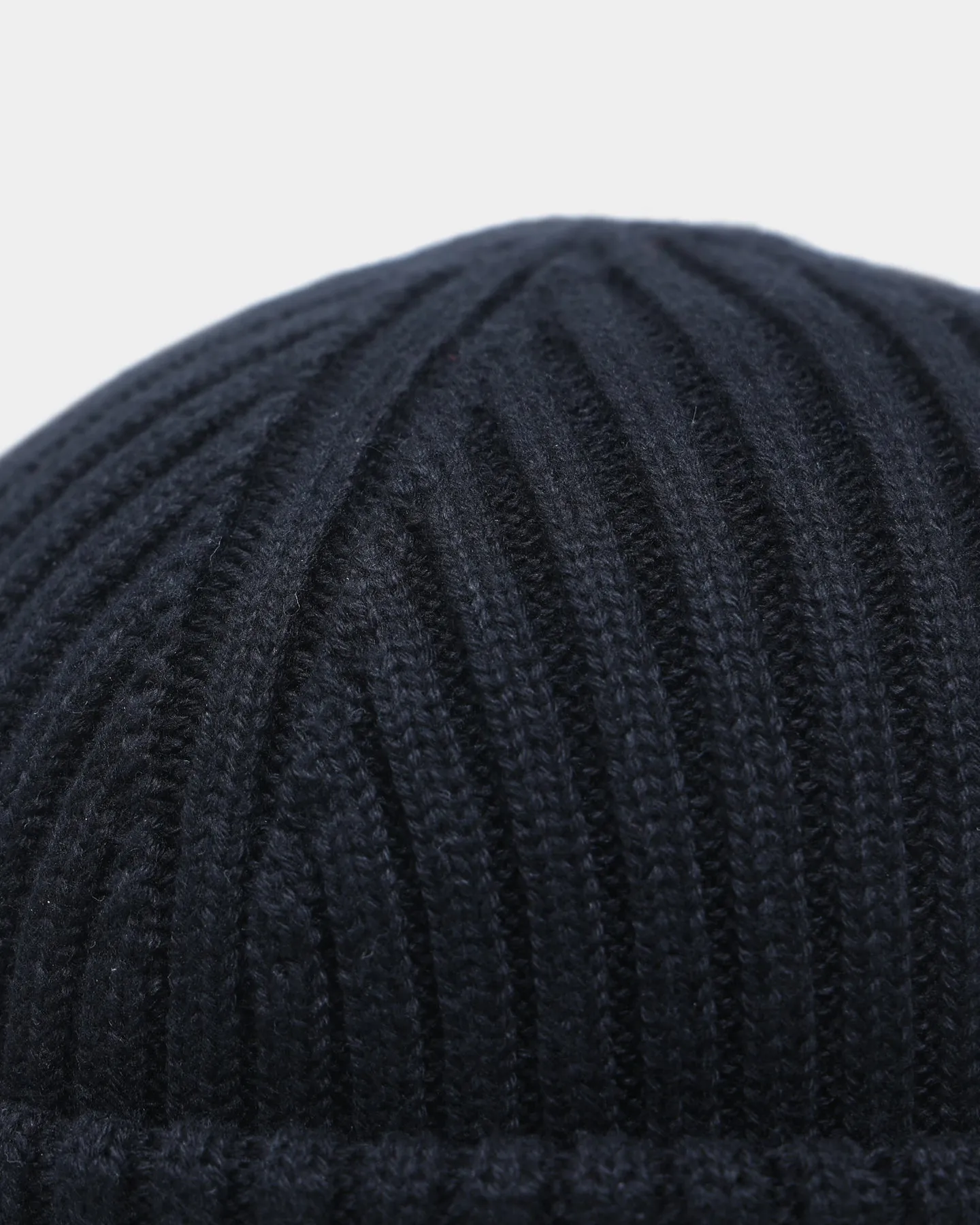 Tommy Jeans Short Ribbed Beanie Black