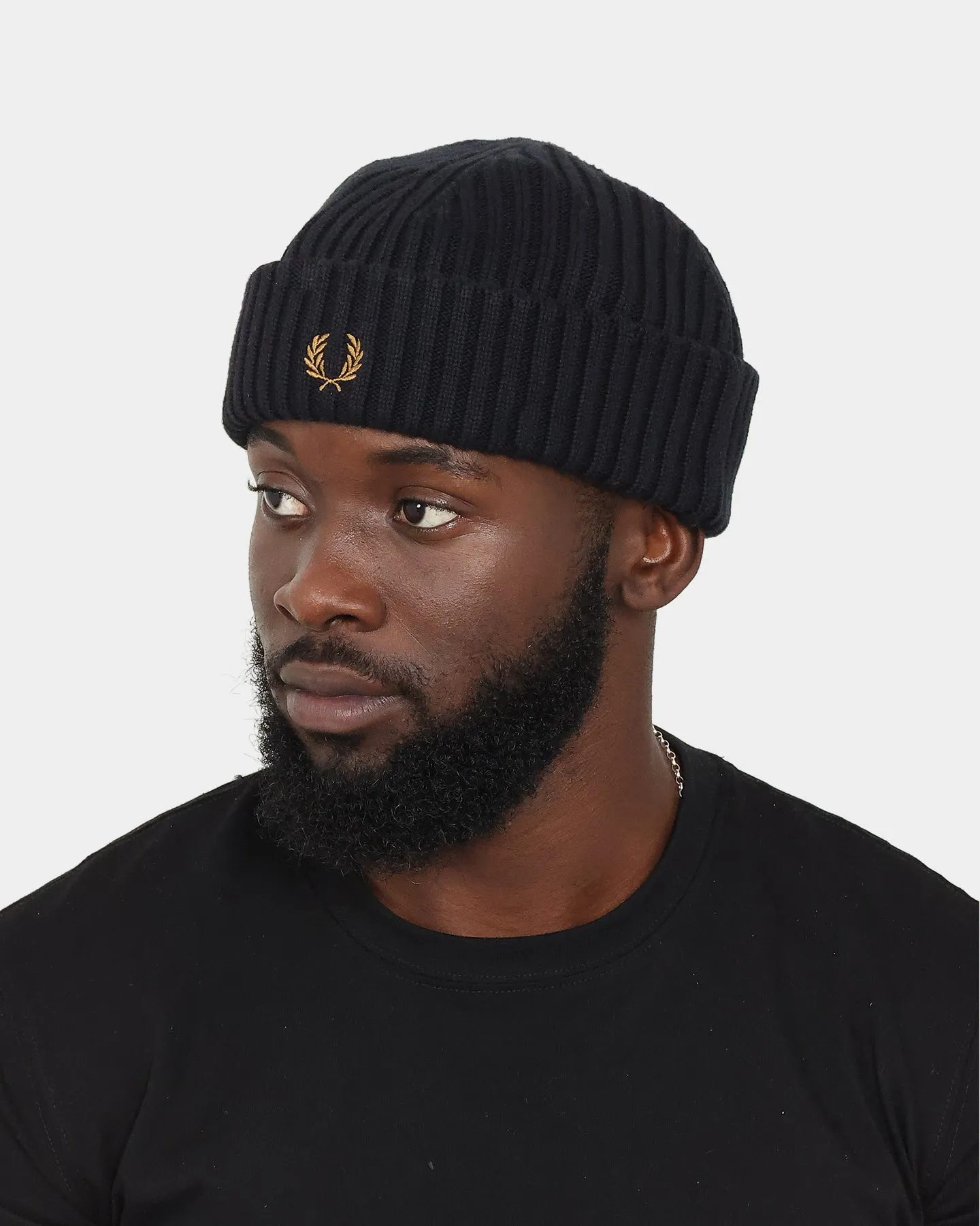 Tommy Jeans Short Ribbed Beanie Black